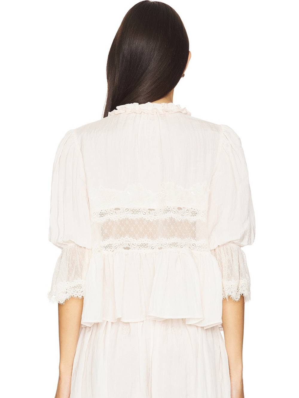 Free People Intimately FP Forever Young Bed Jacket In White Alyssum size Large - Picture 7 of 13